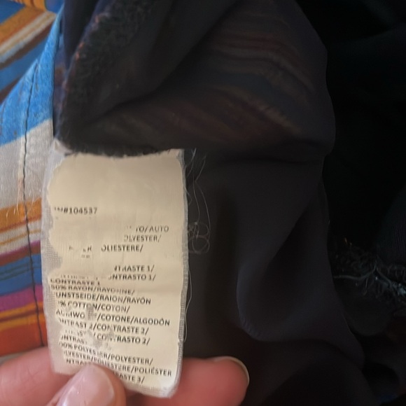 ❤️ Anthropologie x Tiny Printed Chiffon Front Tunic - Picture 5 of 7